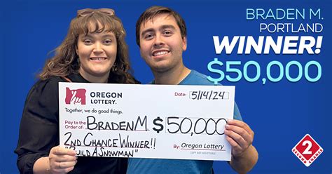 oregon lottery second chance winners